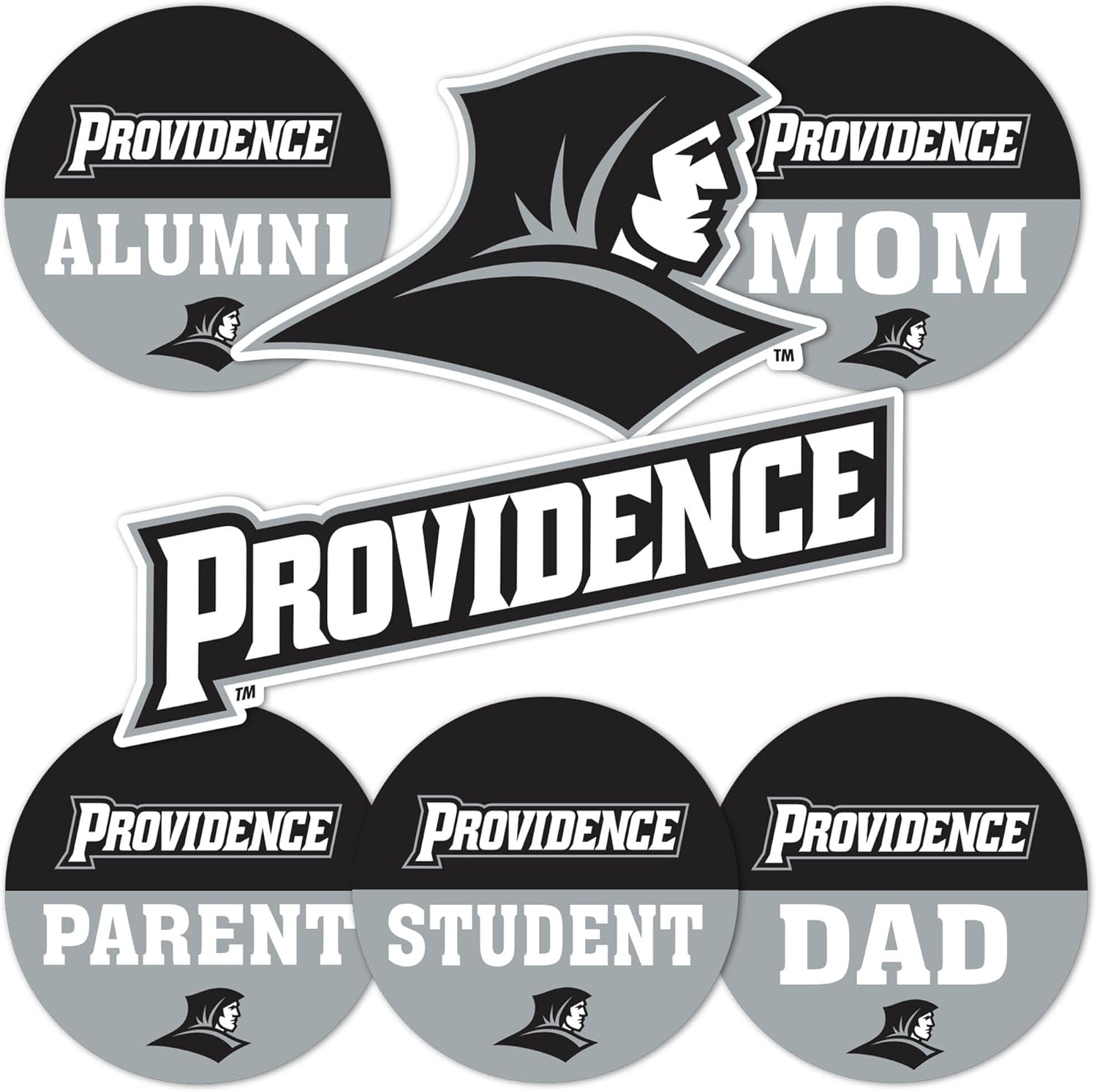Desert Cactus Providence College Sticker Friars PC Vinyl Decals Laptop Water Bottle Car Scrapbook (Round Family)