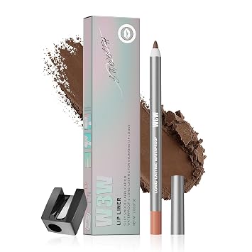 Waterproof Lip Liner Pencil, Creamy Long Lasting, Walnut