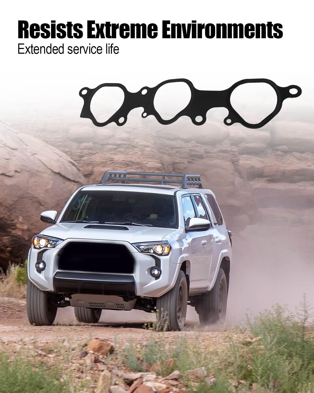 MS96671 Engine Intake Manifold Gasket Kit Fit for Toyota 4Runner 2003-2009 Tundra 2005-2010 Tacoma 2005-2015