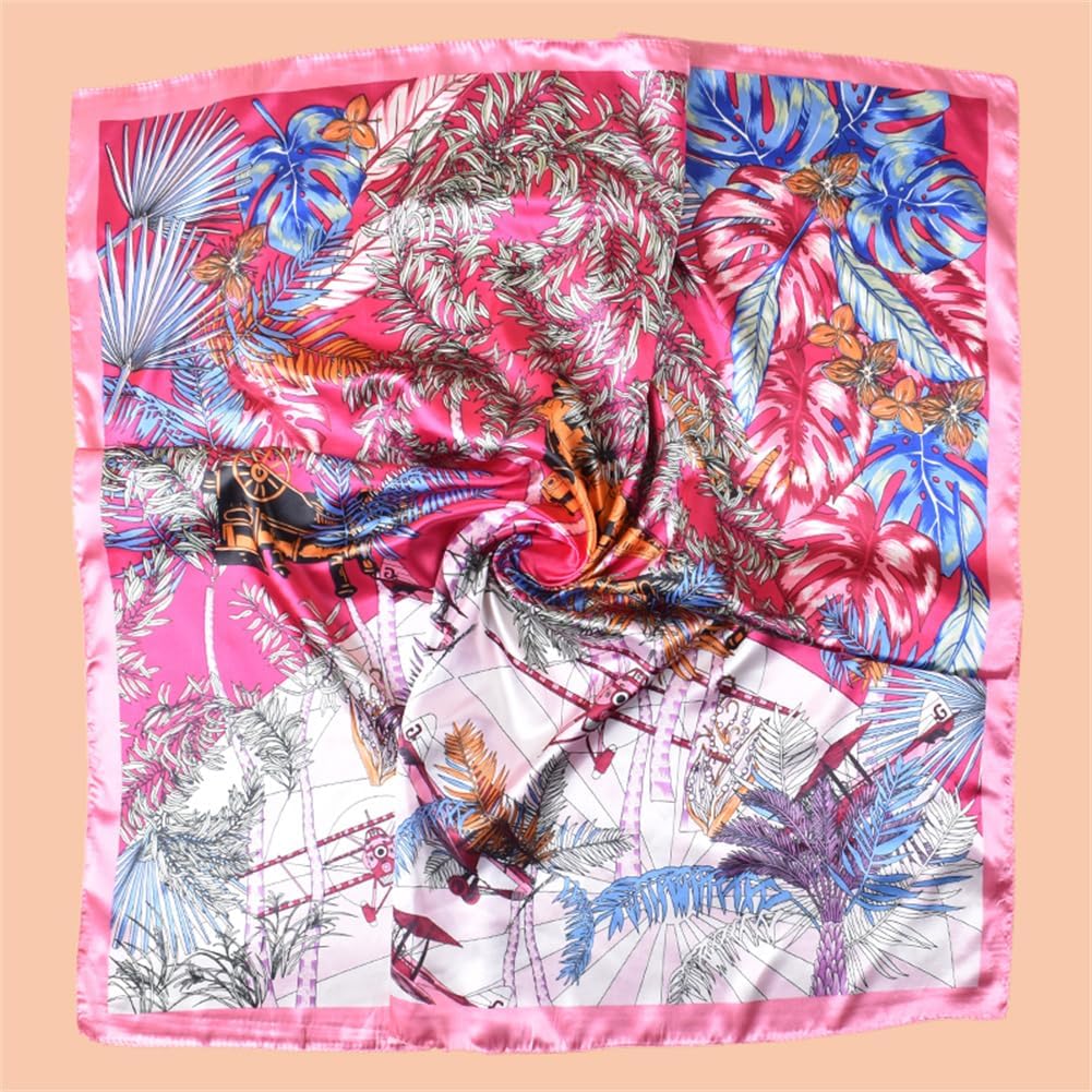 35” Hair Scarf for Women Satin Hair Scarves Silk Bandanas Scarf Headscarf Hair Wrapping and Sleeping - Image 2