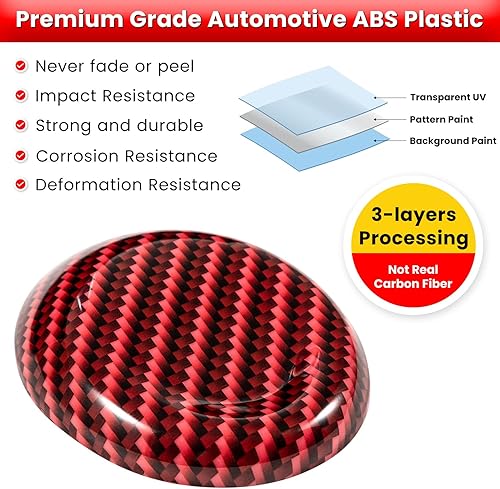 Miniatura 6 de Pomo de palanca de cambios de fibra de carbono para Chevrolet Corvette C7 Z06 Z51 ZR1 Stingray Grand Sport 2014 2015 2016 2017 2018 2019 Interior