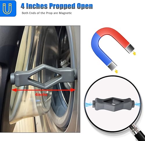 Miniatura 3 de Varesee varesee - Accesorio para puerta de lavadora fácil de pegar Soporte de puerta de carga frontal, mantiene la puerta de la lavadora de carga