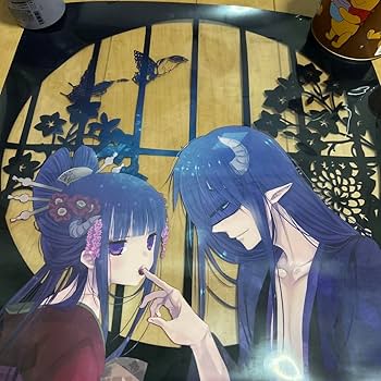 Amazon.co.jp: 妖狐×僕ss いぬぼく ポスター 白鬼院凜々蝶 青鬼院蜻蛉