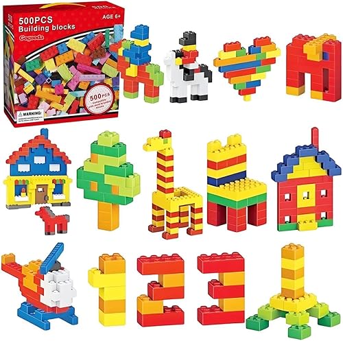 500 Pieces Building Blocks Set Creative Learning Toys for Kids and Toddlers