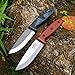 Watchman Brother F006 Fixed Blade Knife Hunting Cammping Fishing knives Bushcarft Scandi Micarta 440C (Satin)
