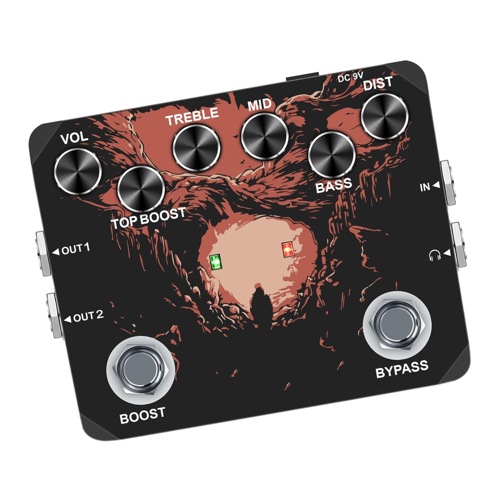 Pedali Per Effetti Per Chitarra Elettrica Pedali Per Effetti Di Distorsione Heavy Metal Per Chitarra Accessori Per Strumenti Professionali