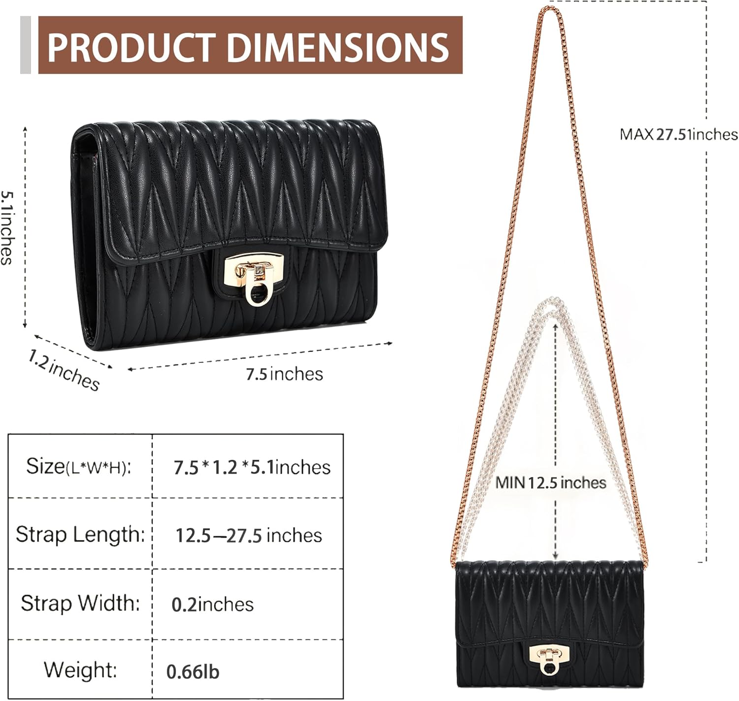 Stylish Small Crossbody Bag for women - Compact Phone Bag & Wallet, Lightweight & Perfect for Work, Travel, or Casual Outings - Image 7