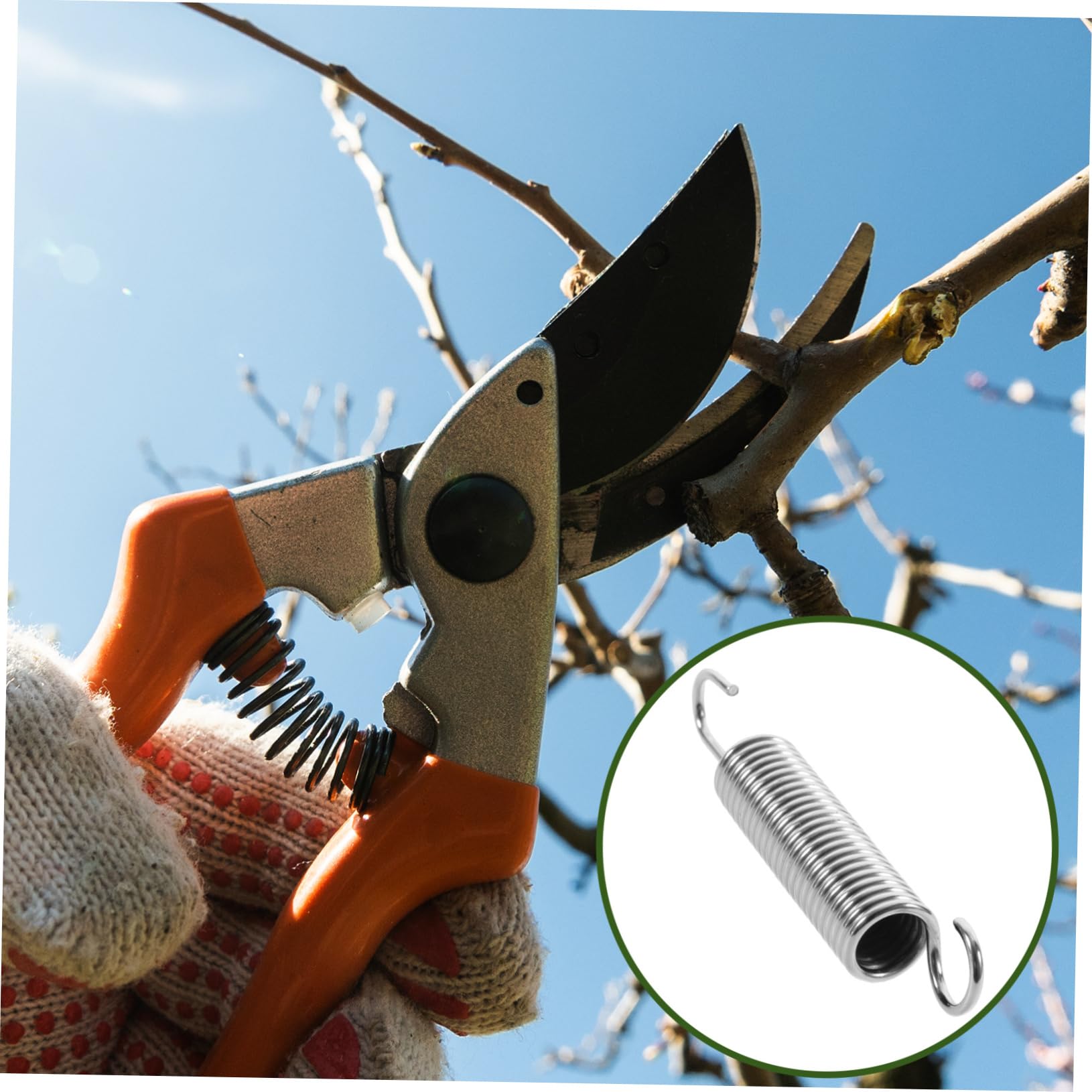 Parliky 10Pcs Pruner Springs for Garden Shears Tree Lopper Spring Replacement Parts for Trimming Tools and Branch Cutters - Image 3