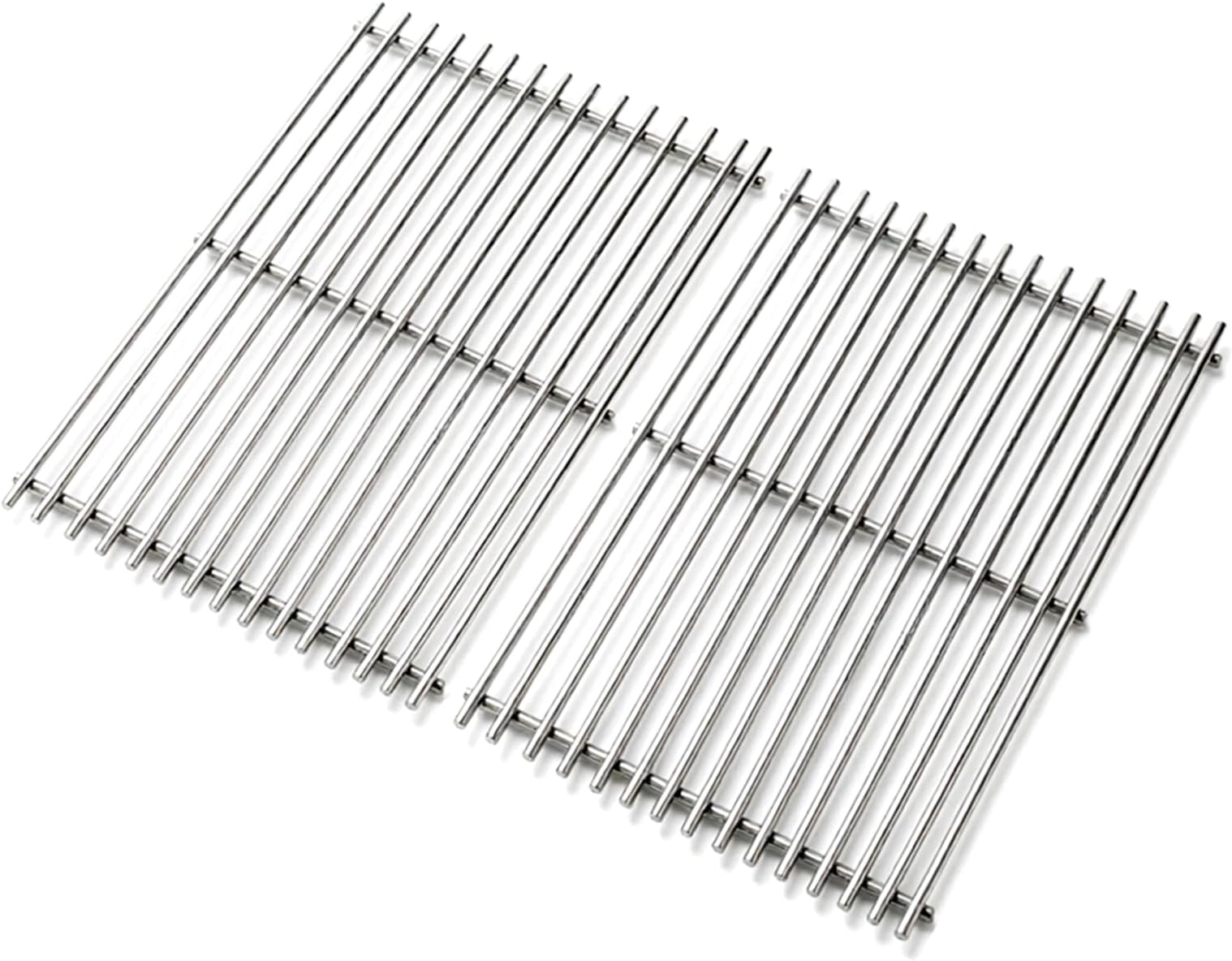 Hongso 7528 304 Stainless Steel Grill Grates for Weber Genesis 300 Series, Cooking Grids 19.5 Inch for Genesis E310 E320 E330 S310 S320 S330 EP310 EP320 EP330 Grills, Replacement Parts for 7524 SCG528
