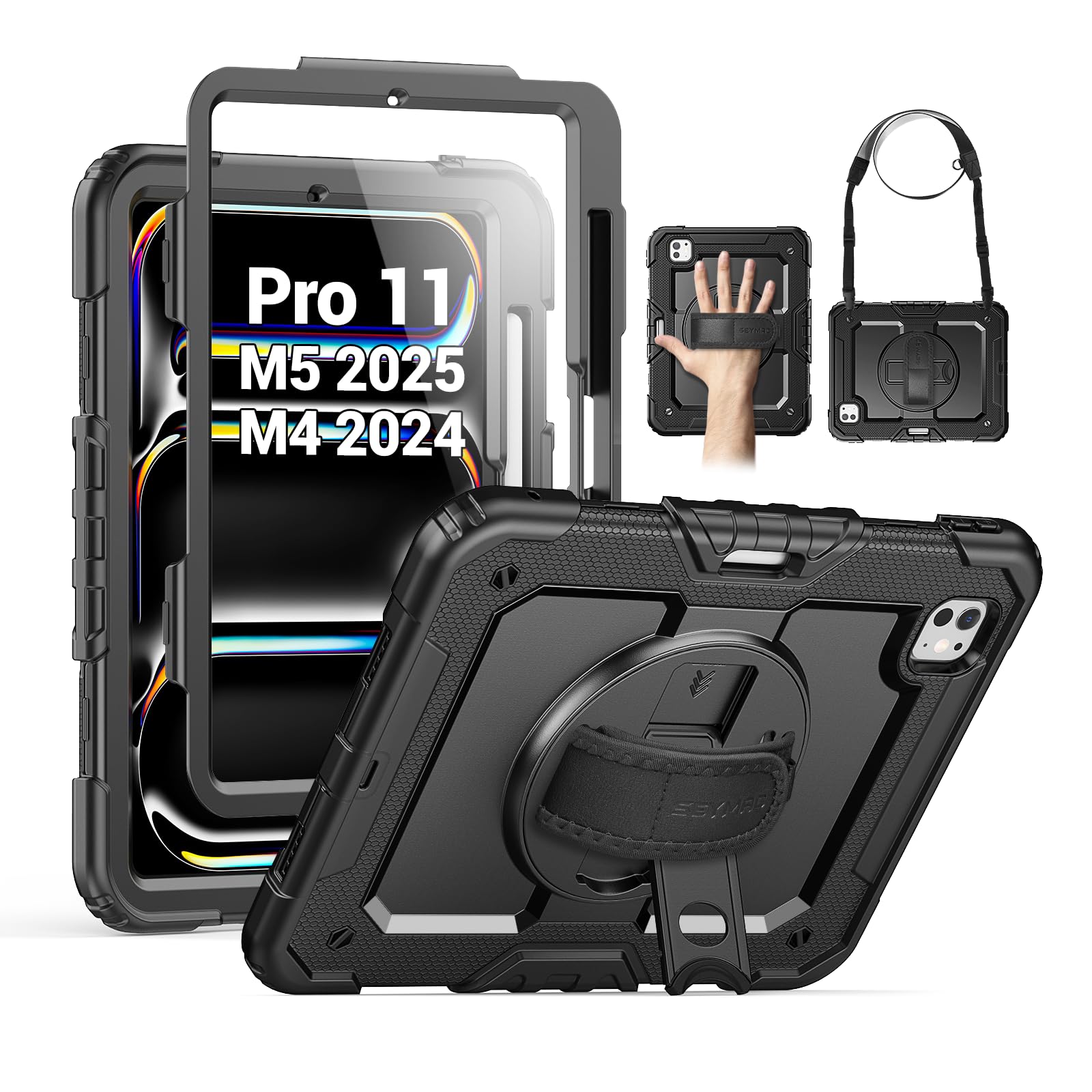 Amazon.com: SEYMAC for iPad Pro 11 Inch Case M5 2025 / M4 2024