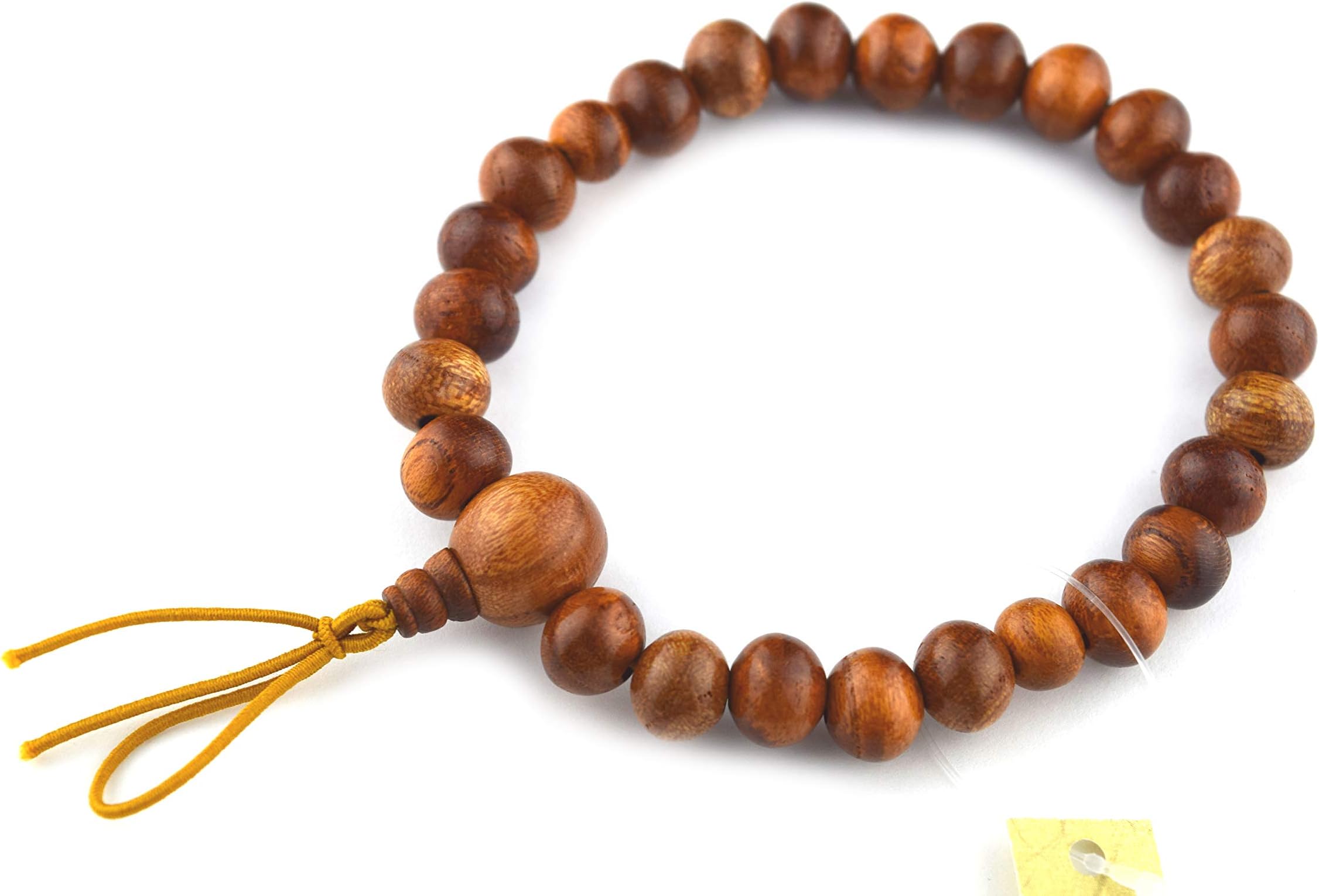 8mm Keyaki Wood Japanese Juzu Rosary Prayer beads Handmade Buddist Bracelet Mala Beads Gifts for Men&Women