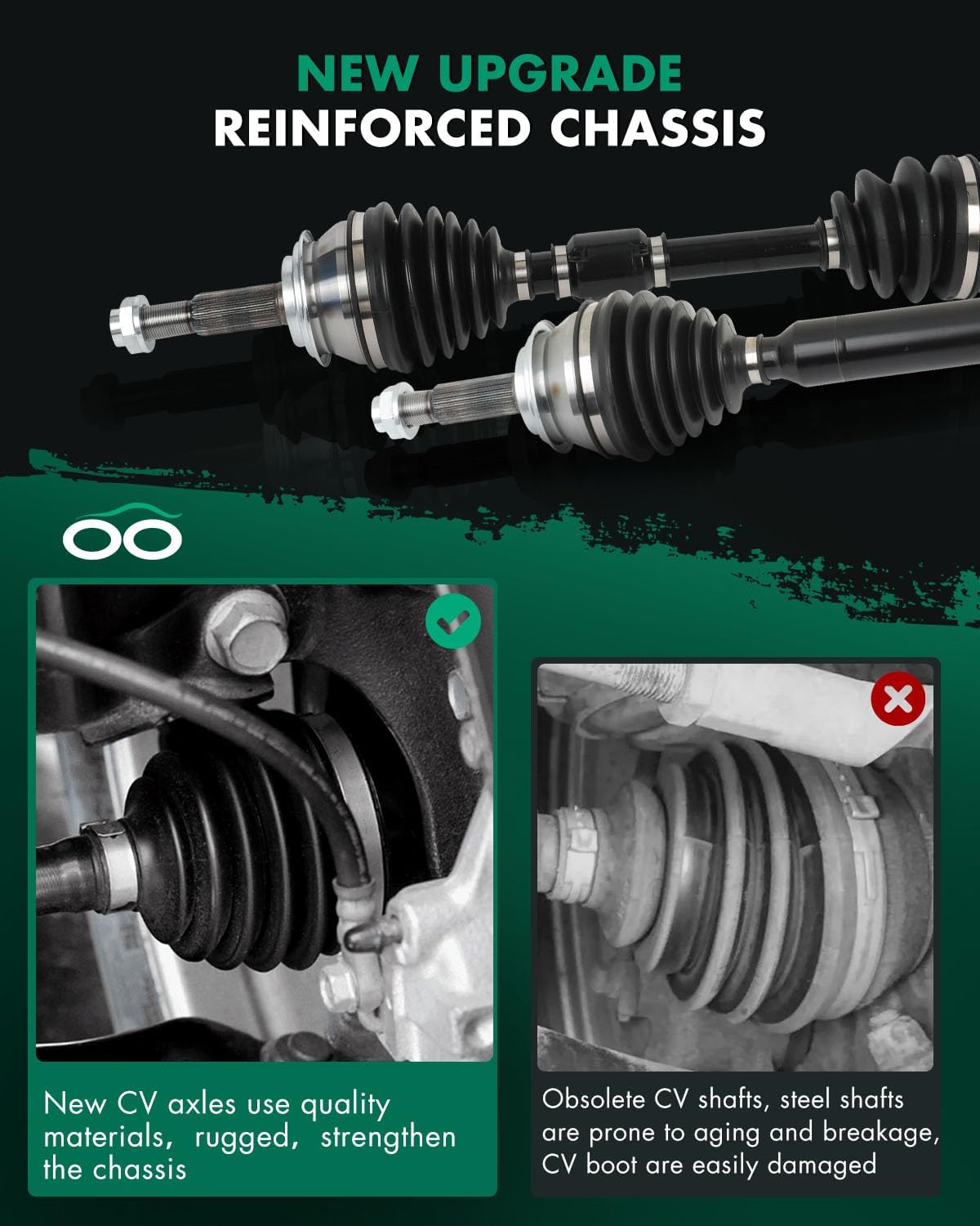 CV Axle Shaft Assembly Front Left Right Fit For Toyota Corolla 1.8L 2019-2022