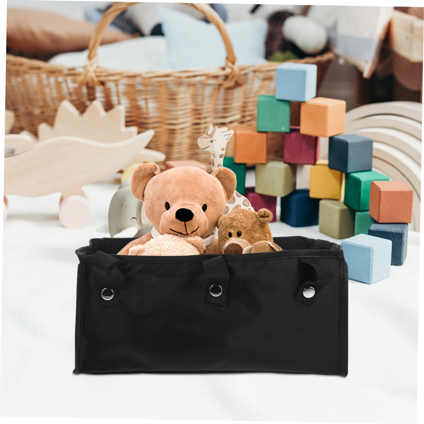 Bolsa Colgante para Andador con Gran Capacidad Diseño Resistente para Almacenamiento bajo Asiento para Usuarios Mayores y Ayudas de Movilidad Color Negro