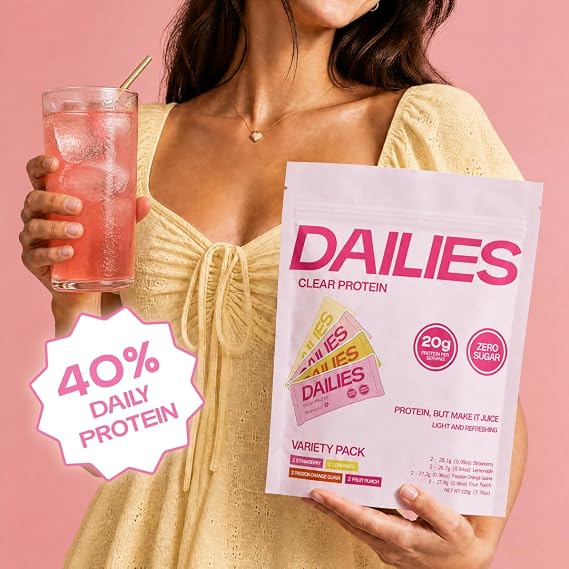 DAILIES Clear Protein Variety Pack, 8 On the Go Stick Packs