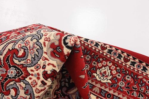 Vista 254 de Unique Loom Reza Collection- Alfombra, Polipropileno, Marrón Marrón/ marfil