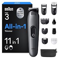 Braun Rasoio Elettrico Barba e Capelli Serie 3, Accessori
