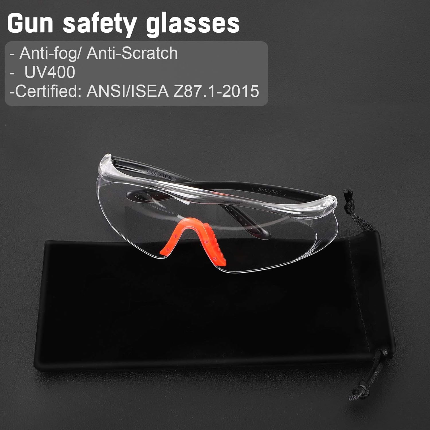 Shooting Ear Protection Earmuffs, Gun Safety Glasses, Earplugs, Protective Case Shooting Ear Protection Earmuffs, Gun Safety Glasses, Earplugs, Protective Case