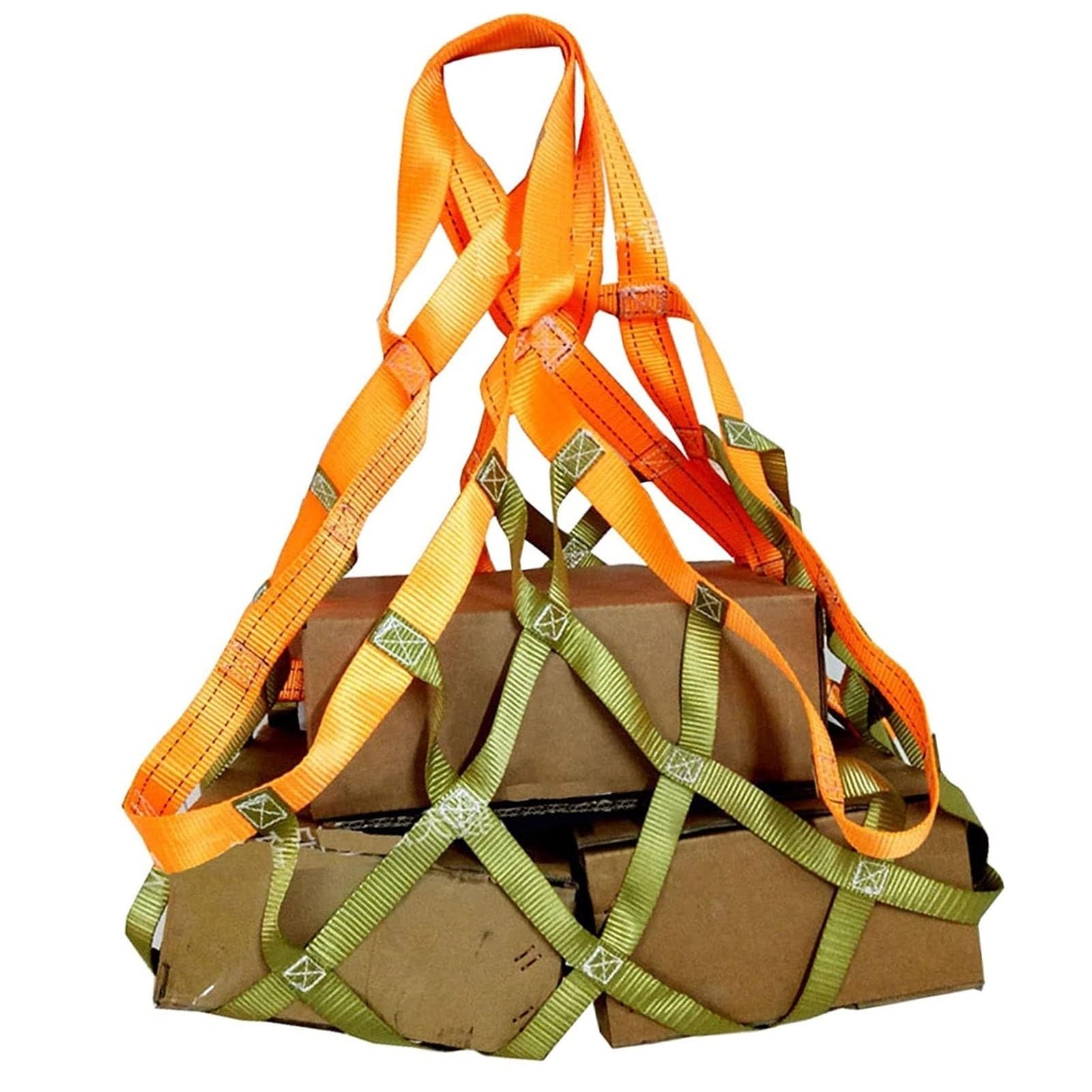 Filet de levage en polyester haute résistance pour chargement de chantier