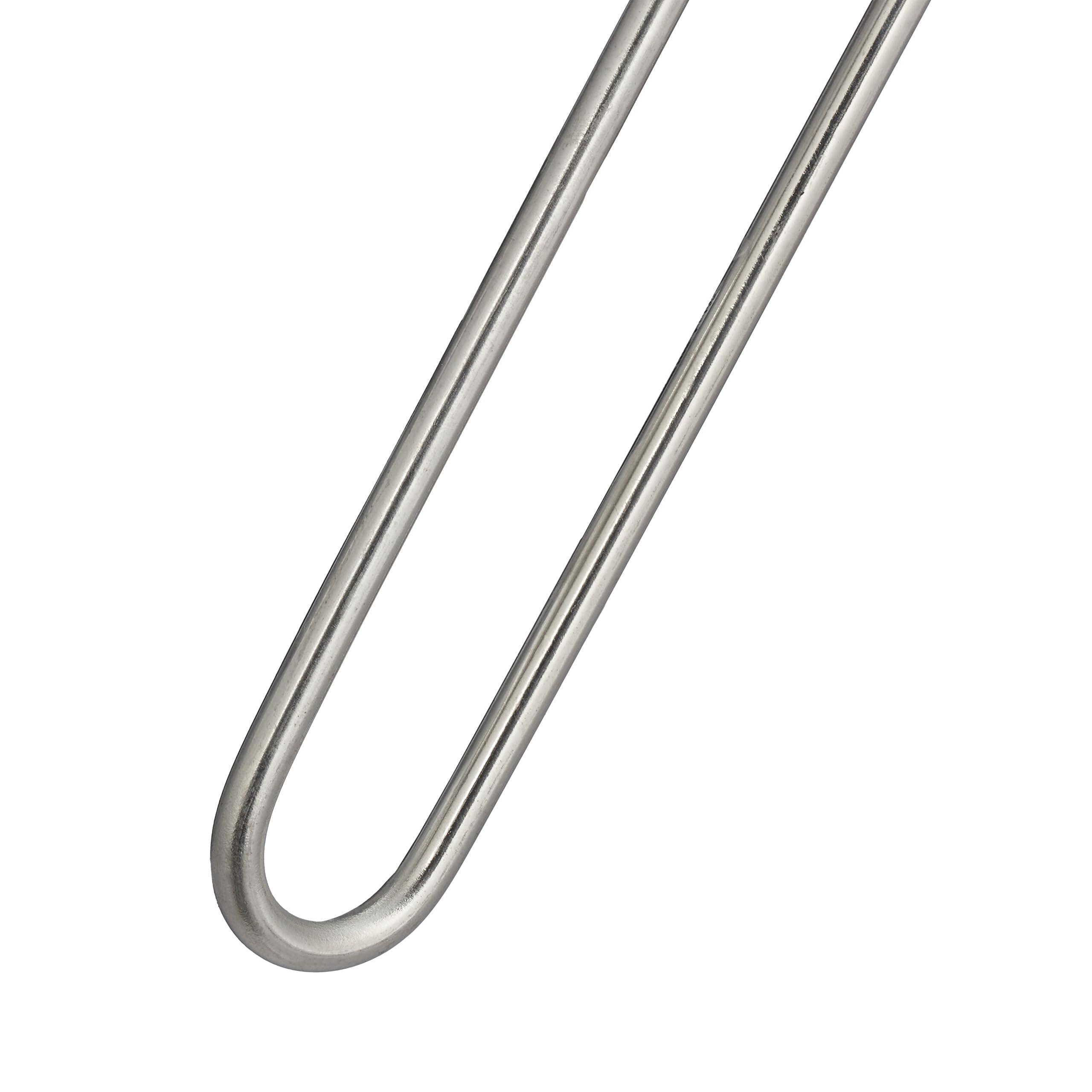 Relaxdays Paraschizzi per Padelle, Set 3, Acciaio Inox, ∅ 25 e 29 e 33 cm, Paraspruzzi Frittura Olio con Manico, Argento