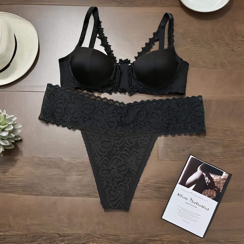 Umiehary 10 Pieces T Back Low Waist See Through V Shape Panties Underwear Lace Cotton Thongs XSmall-4XLarge - Image 3