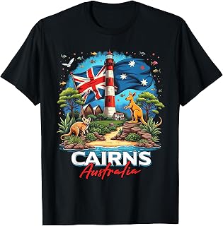 Cairns Australia Flag Australian Vacation Souvenir T-Shirt