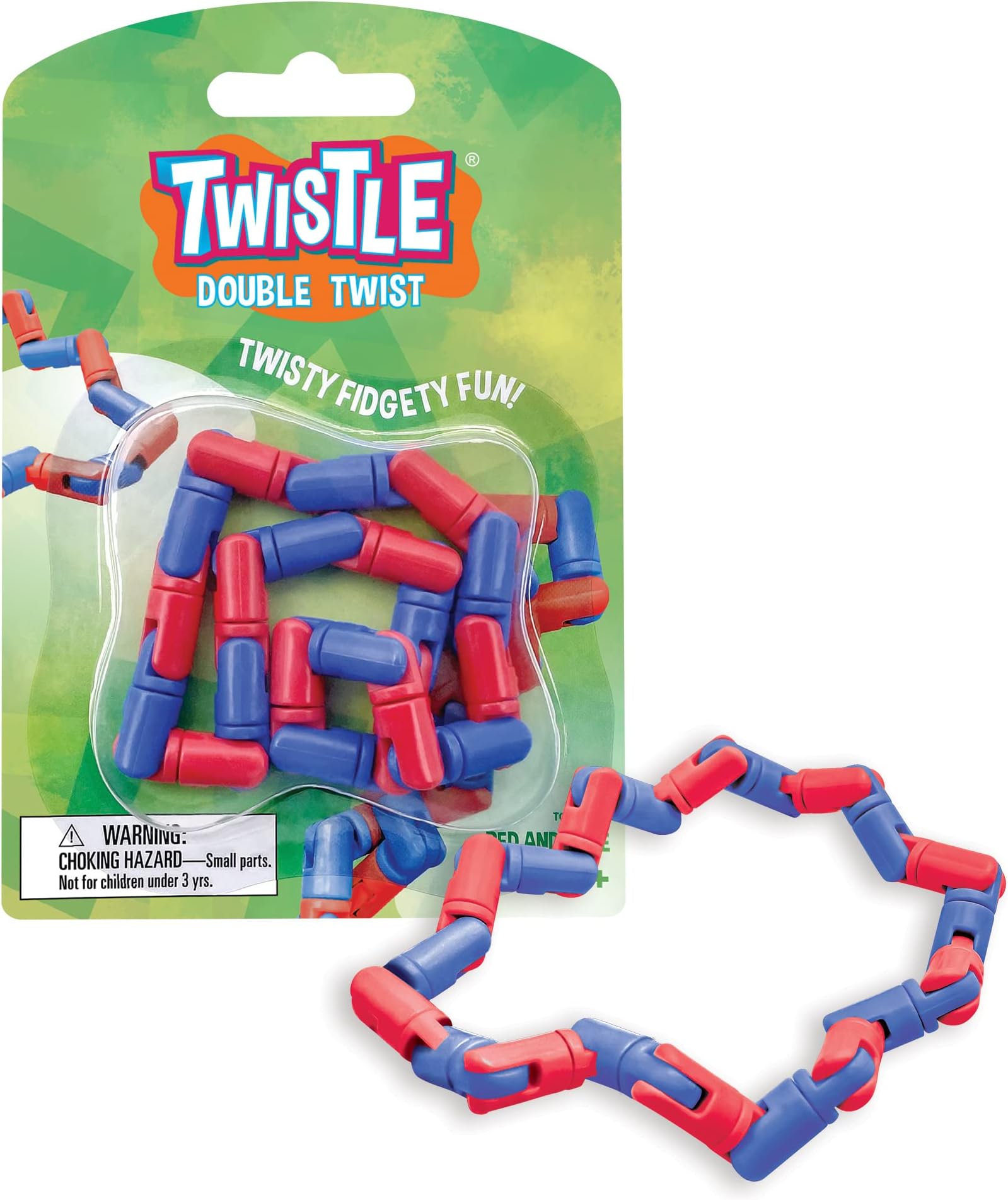 Twistle Double Twist - Red and Blue