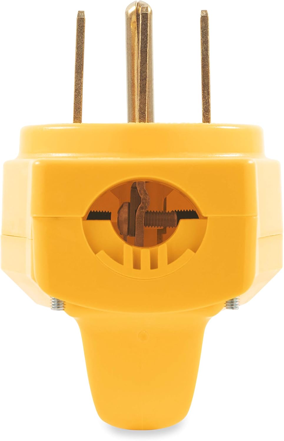 Camco PowerGrip Replacement Plug- Transform your RV Plug into a Safe and Durable PowerGrip Cord 50 AMP (55255) , Yellow : Automotive