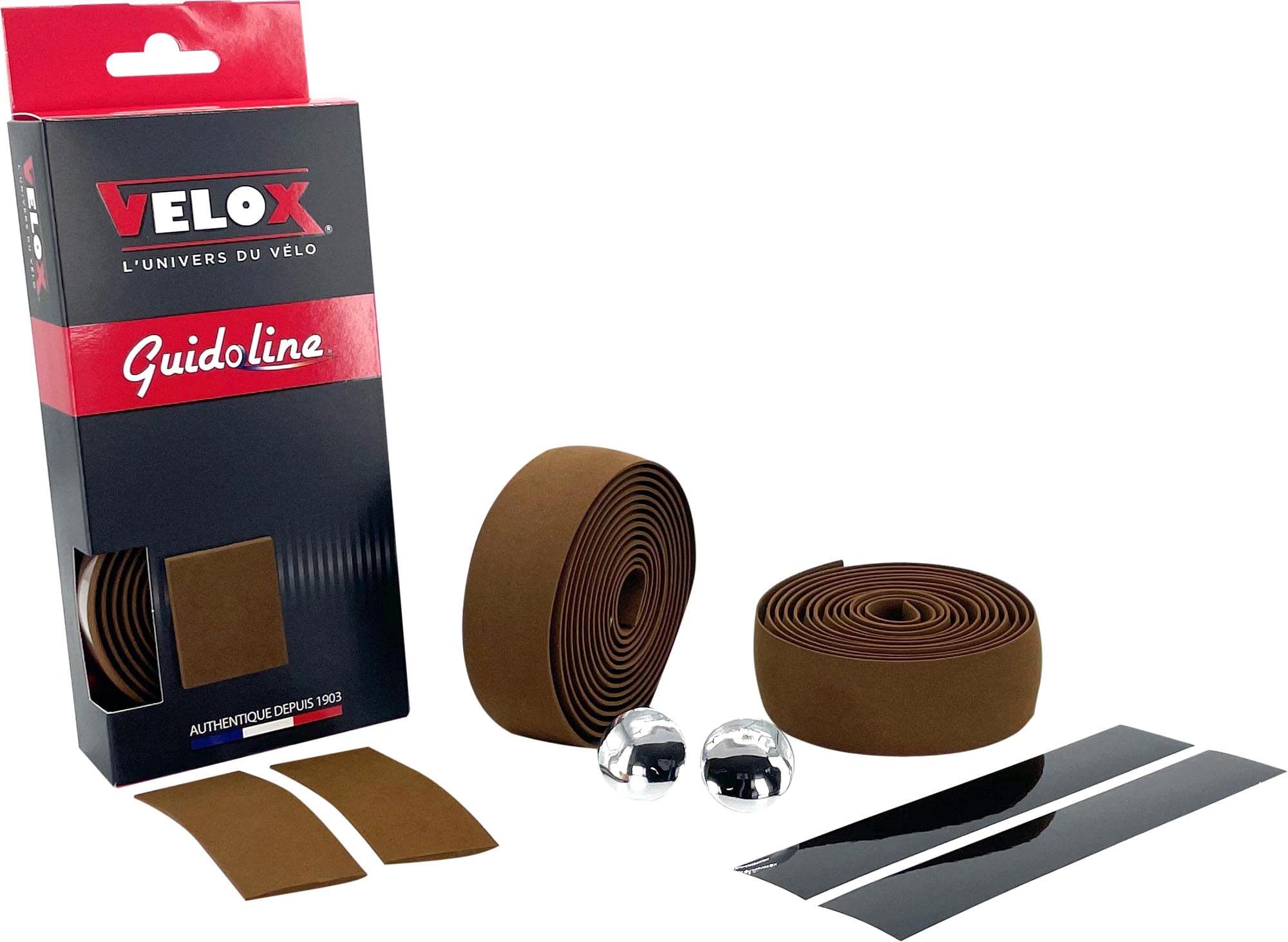 Velox Maxi Cork Taśma na kierownicę, jeden rozmiar, brązowa