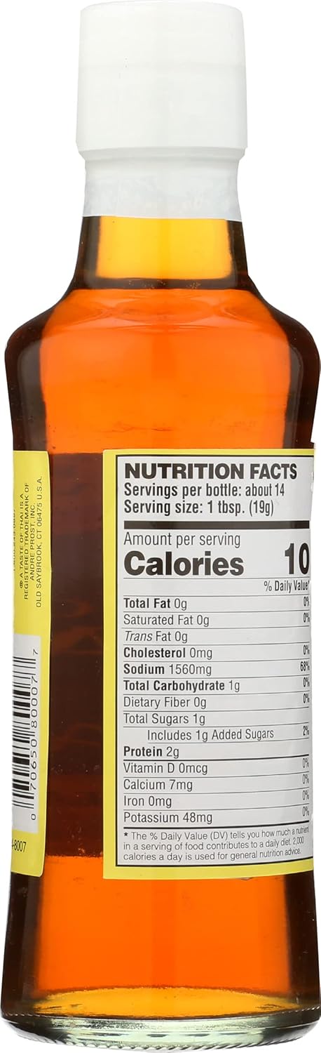 A Taste of Thai Fermented Fish Sauce | Anchovy Sauce Seasoning for Thai Cooking | Ideal for Stir-Fries, Soups, Marinades & Dipping Sauces | Non-GMO, Gluten-Free, Preservative-Free (6-Pack, 7 Oz Each)