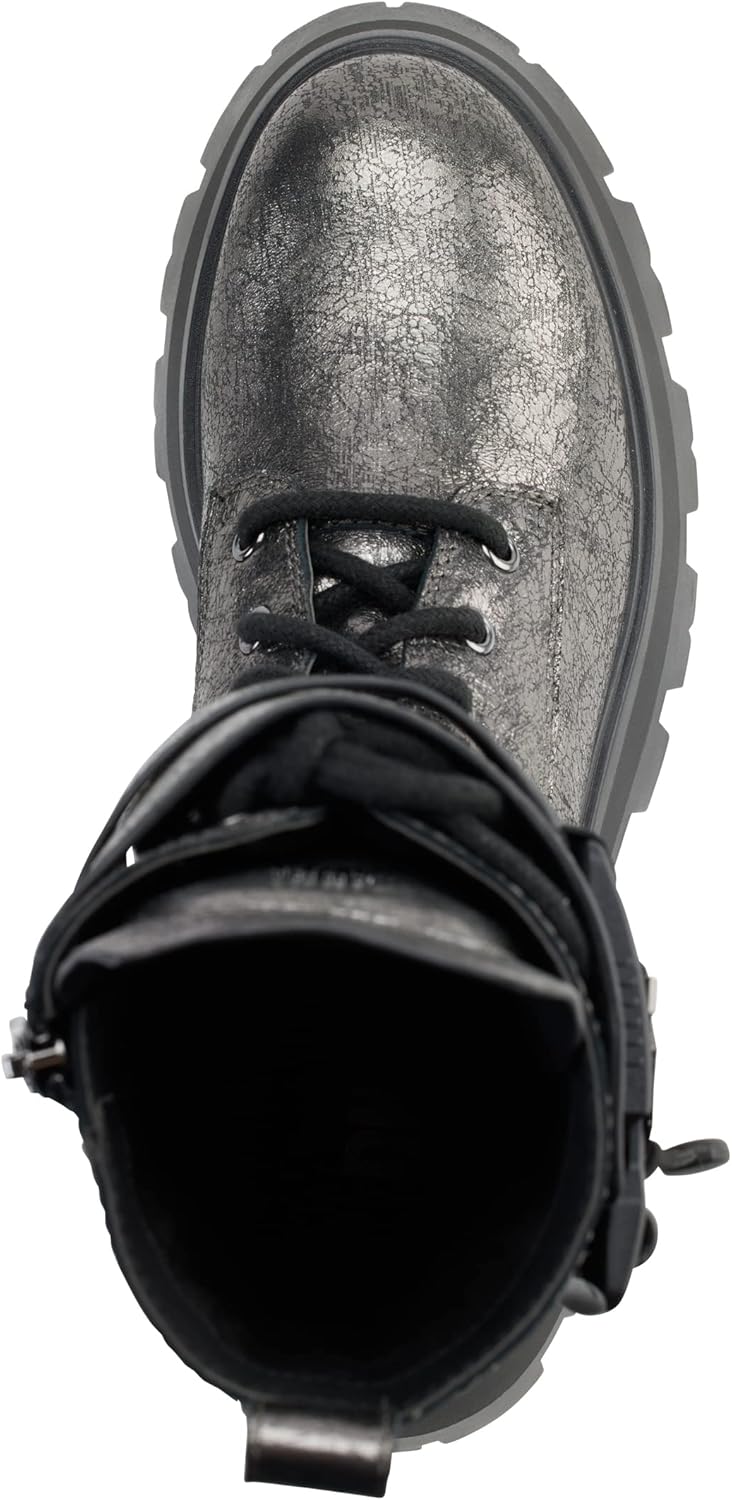 DKNY Women's Sava Lace Up Combat Boot - Image 4