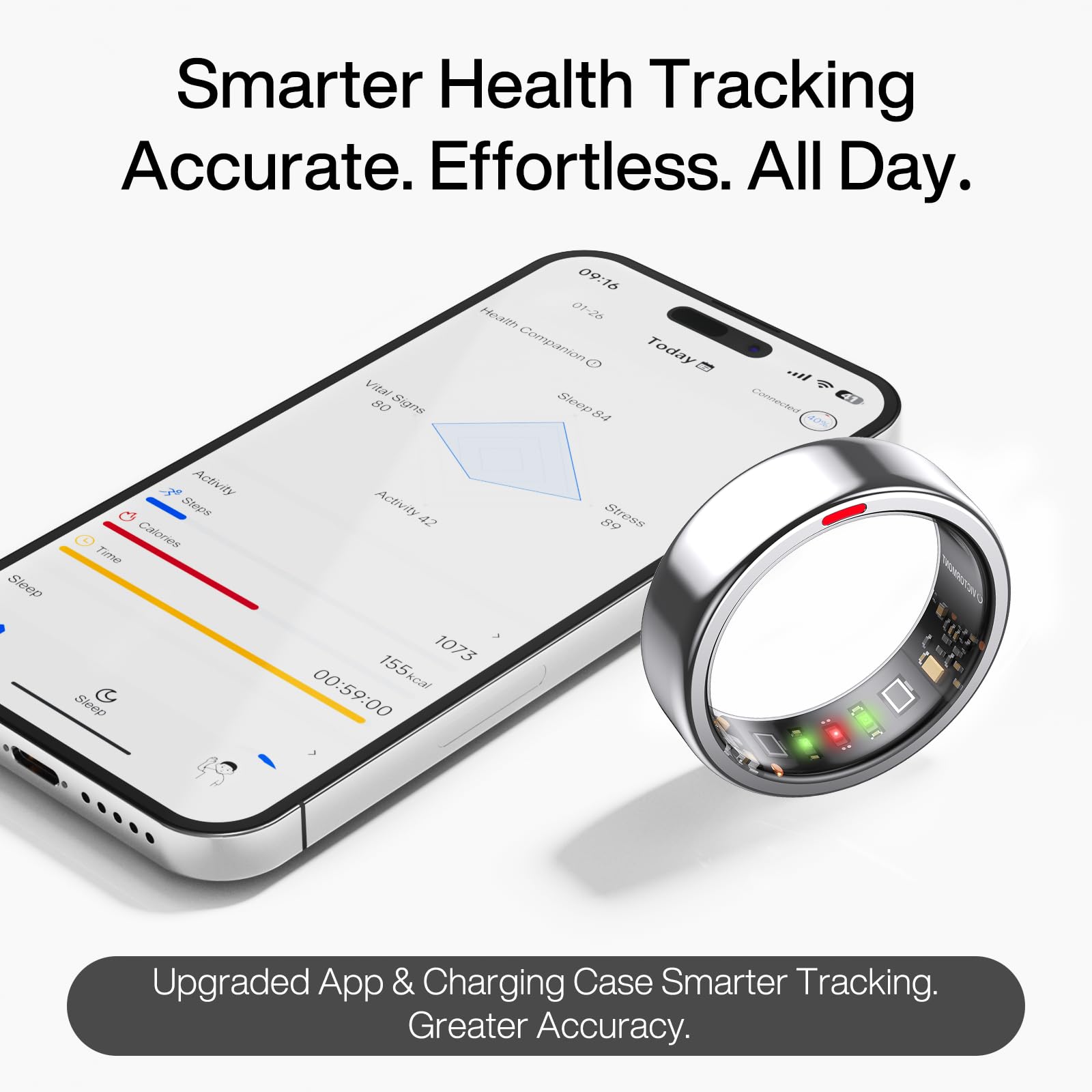Smart Ring Pro (Matte Silver) Gallery Image