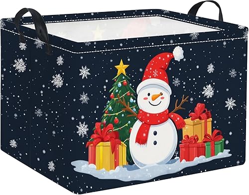 Miniatura 88 de Cesta rectangular de almacenamiento para niños con asas para el hogar, cocina, niños y niñas, lindo contenedor organizador de almacenamiento de