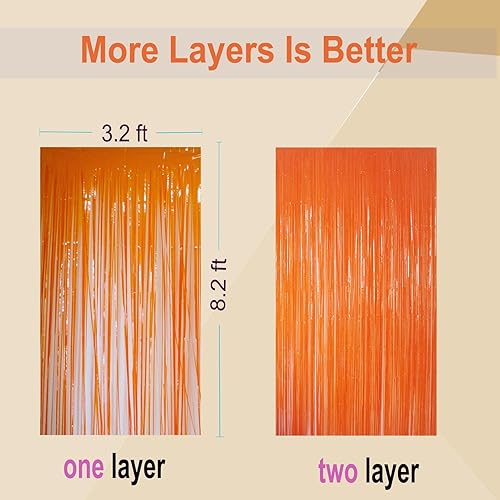 Miniatura 10 de Cortinas de fondo con flecos blancos para fiestas, paquete de 4 cortinas blancas de 3.2 x 8.2 pies, cortinas de fondo para fotos, para bodas,