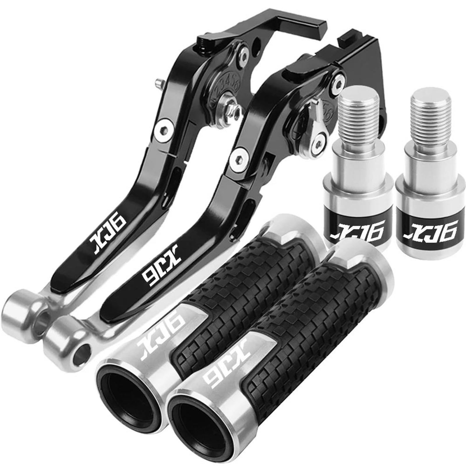 Levier Frein Embrayage Yamaha XJ6 Réglable avec Poignées Grip Couleur 17 - 3
