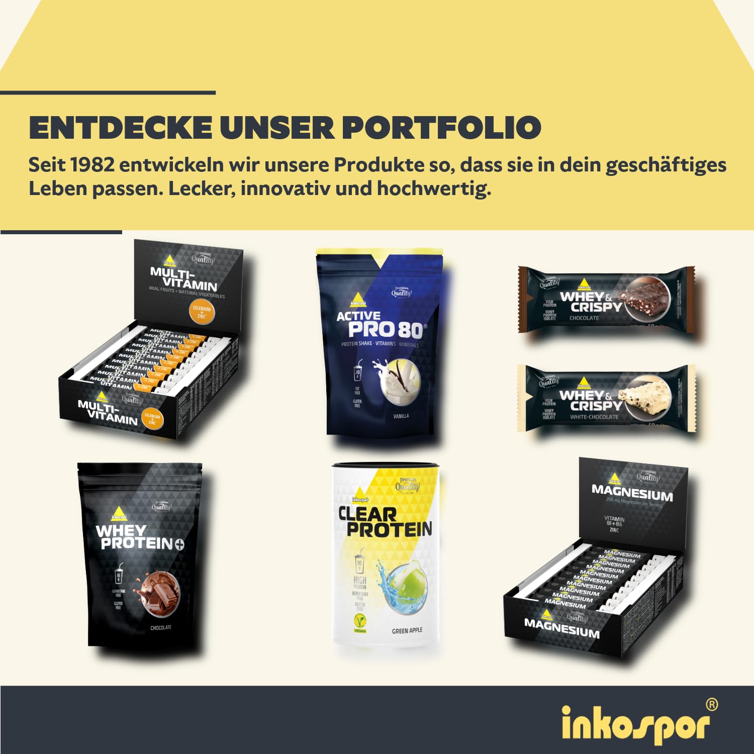 Inkospor ACTIVE Pro 80 Shake protéiné Définition Tonification et Perte de Poids Vanille sachets 500g