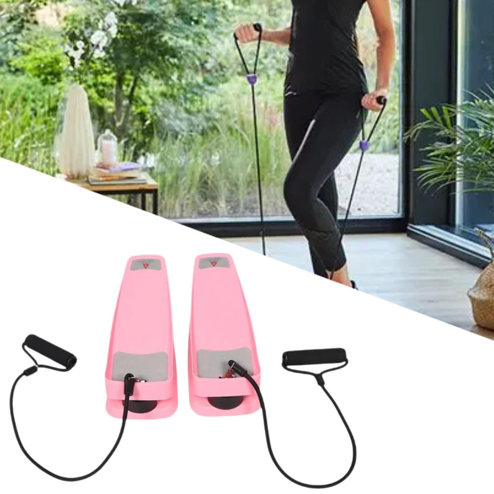 Fitness Stepper Household Nonslip Exercise Stepper for Gym Full Body Outdoor Pink|Stair Machines & Steppers|Sporting Goods-image-23