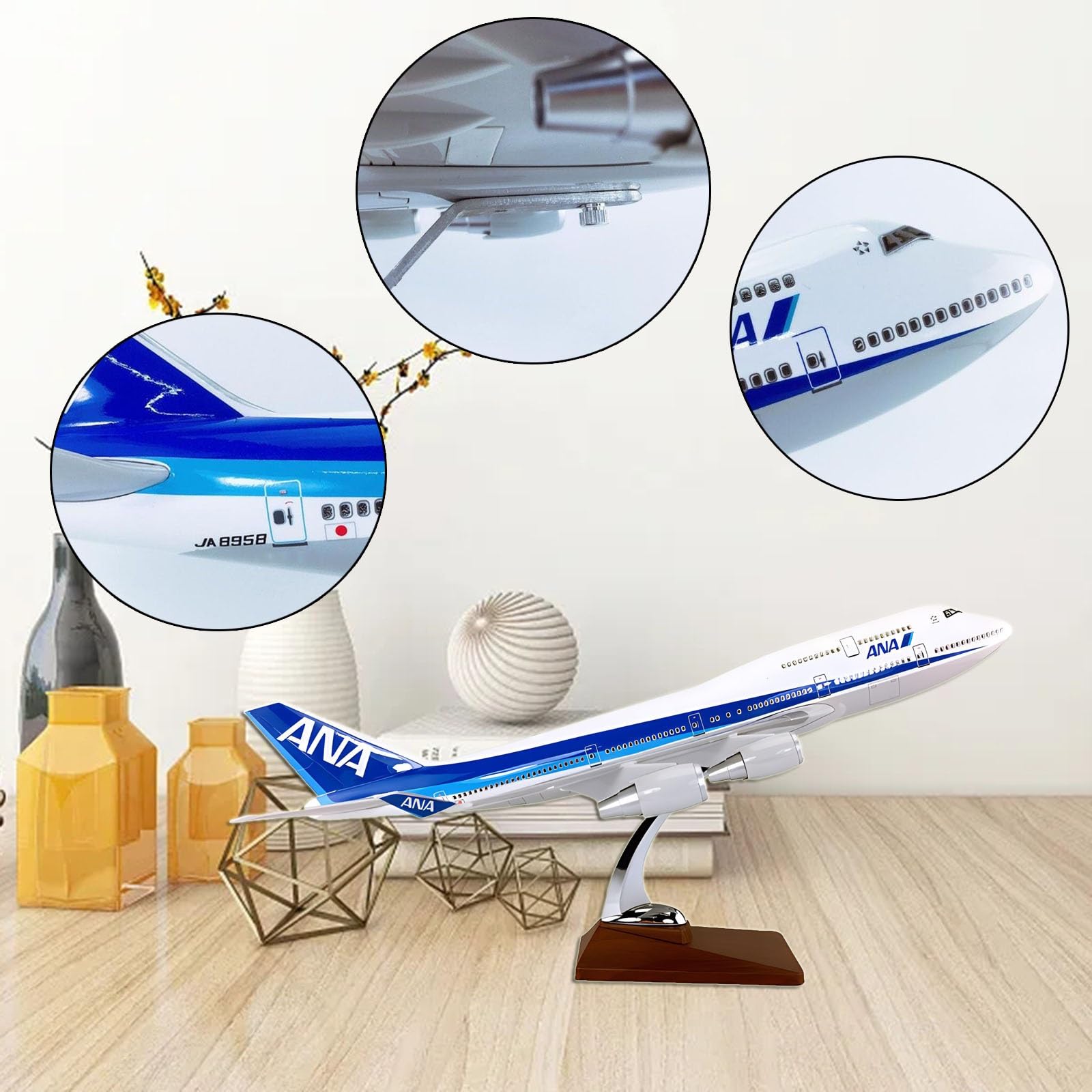 2/20 new！！ANA／Boeing747/ 1/150 BIG Scale Amazon.com: SCYYBF All Nippon Airways ANA Airline B747-400 1