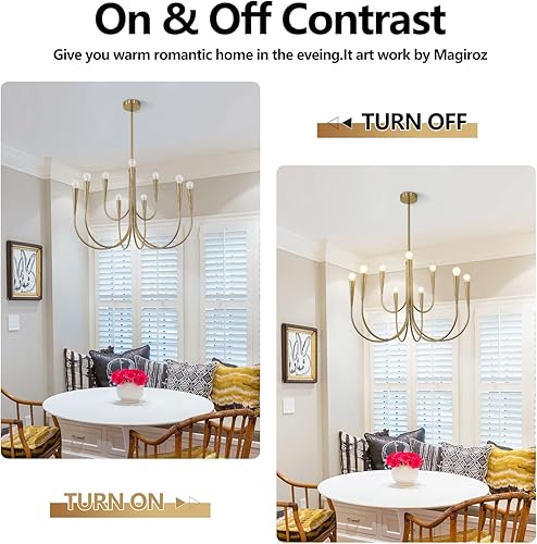 Miniatura 5 de 9 lámparas modernas de casa de campo doradas candelabros grandes vintage latón metal vela colgante iluminación rústico industrial candelabro