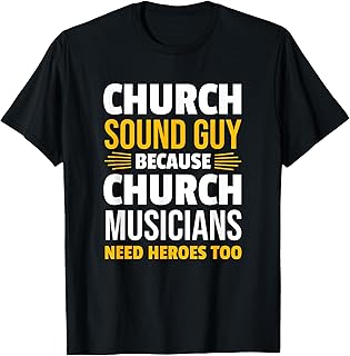 Audio Technician Church Sound Engineer Gift T-Shirt