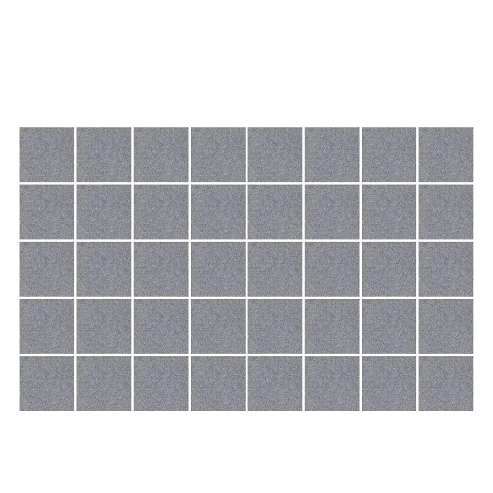 Carpet Tiles Peel and Stick, Self Adhesive DIY Carpet Tiles 50 Pcs Multicolor 30x30cm(Grey-40pcs)
