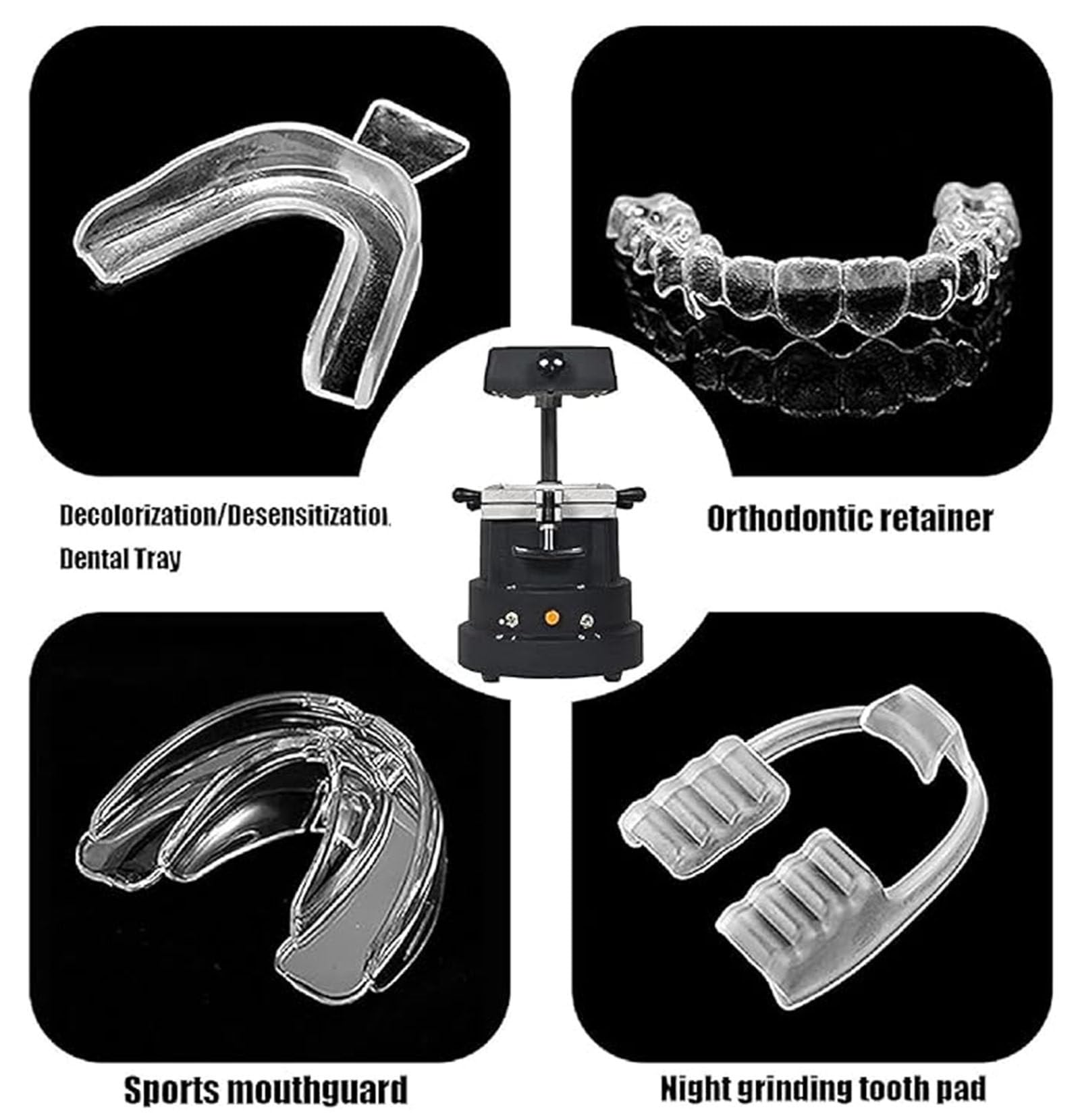 Dentystyczna maszyna do formowania próżniowego 1200 W do laboratoryjnego termoformowania i formowania, narzędzie do laminowania materiałów dentystycznych
