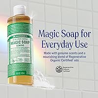 Vista 2 de DR BRONNERS Jabón de Castilla de Almendra, 32 FZ