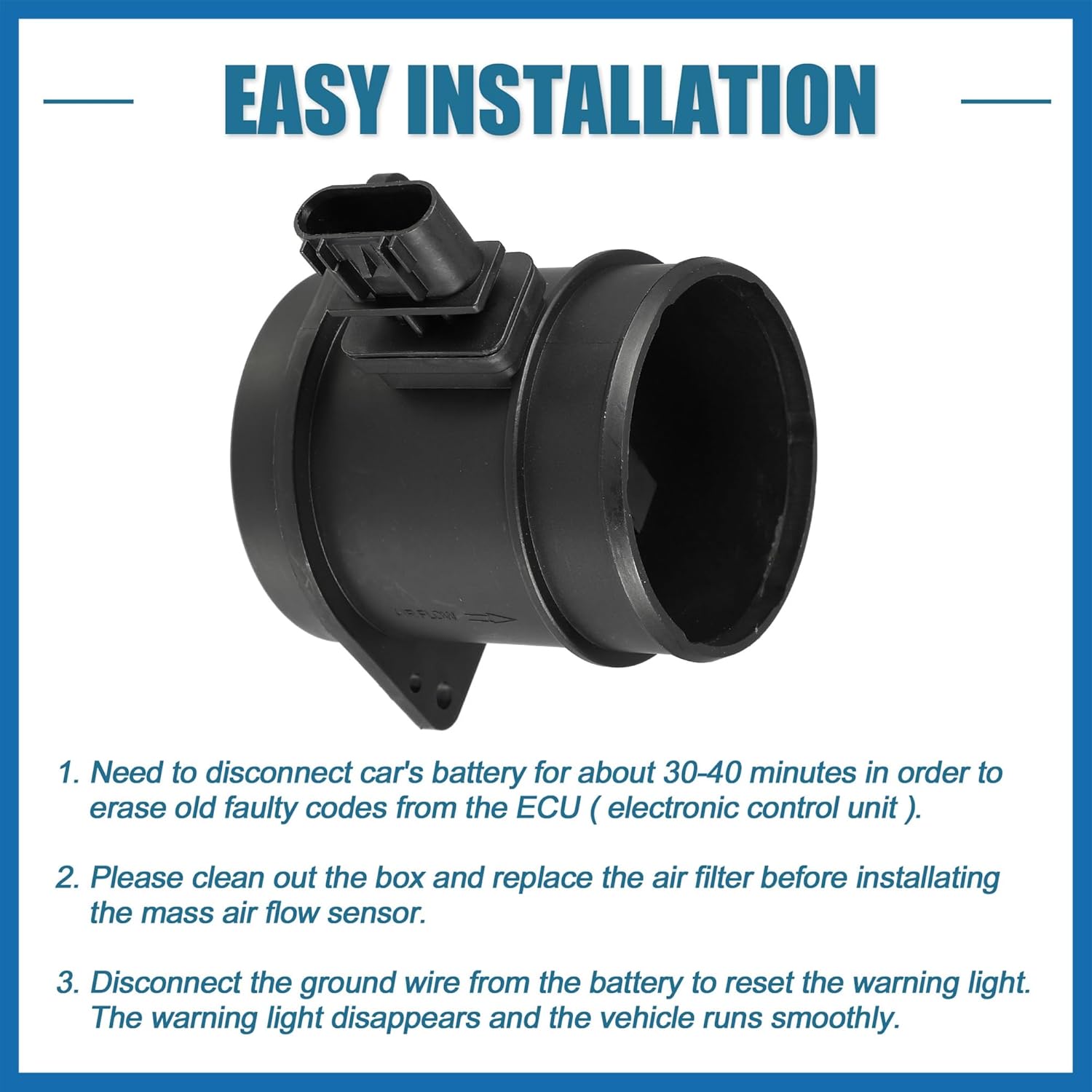 No.15875837/19355502 Car Mass Air Flow Meter MAF Sensor for Cadillac CTS 3.6L 09-11 for GMC Acadia 3.6L 09-11 for Chevy Traverse 3.6L 09-14 Item Replacement