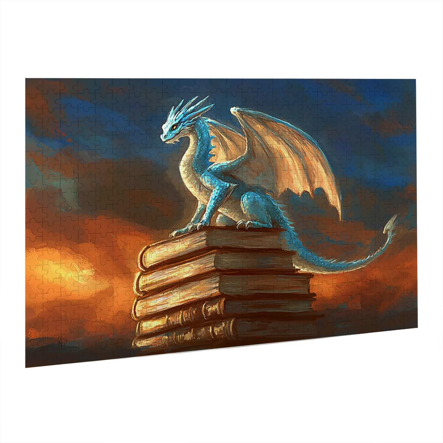 Puzzle 2000 sztuk Drewniane puzzle DIY Dinozaury Książki Gra Artystyczna Dekoracja Wyjątkowy prezent do dekoracji domu, puzzle rodzinne, idealne na imprezy gier, działalność rodzinna fr0-330