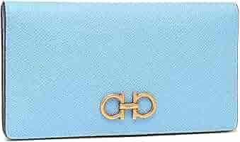 Amazon | [フェラガモ]長財布 ガンチーニ ブルー レディース FERRAGAMO
