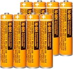 4 Pack HHR-55AAABU NI-MH Rechargeable AAA Batteries 1.2V 550mAh AAA Rechargeable Battery for Panasonic Cordless Phones
