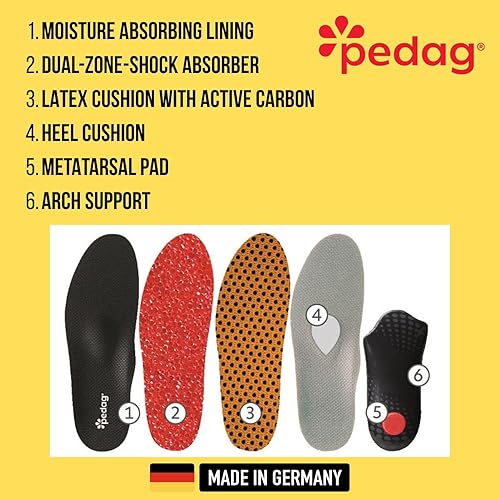 Miniatura 3 de Pedag Fascitis plantar  Fabricado en Alemania  Plantillas ortopédicas con soporte de arco para hombres y mujeres  Insertos de zapatos moldeables por