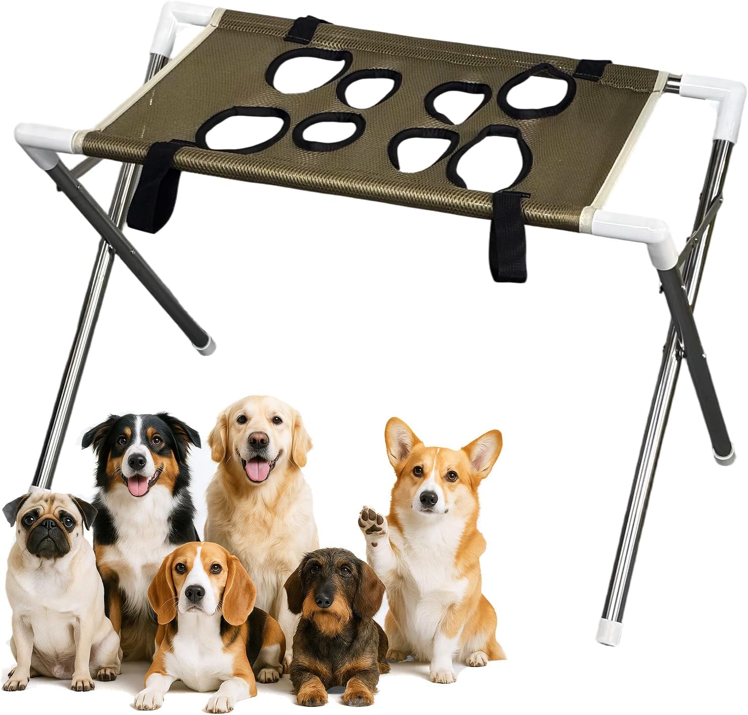 Breathable Dog Bathing Hammock, Pet Grooming Hammock Hanging Harness