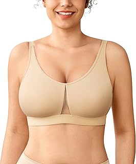 Post Surgery Compression Bras for Women, Comfort Mastectomy Bra with Adjustable Straps