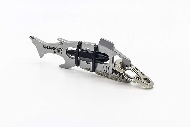 True Utility TU214 Sharkey, 12 in 1 Multitool, Silver, One Size